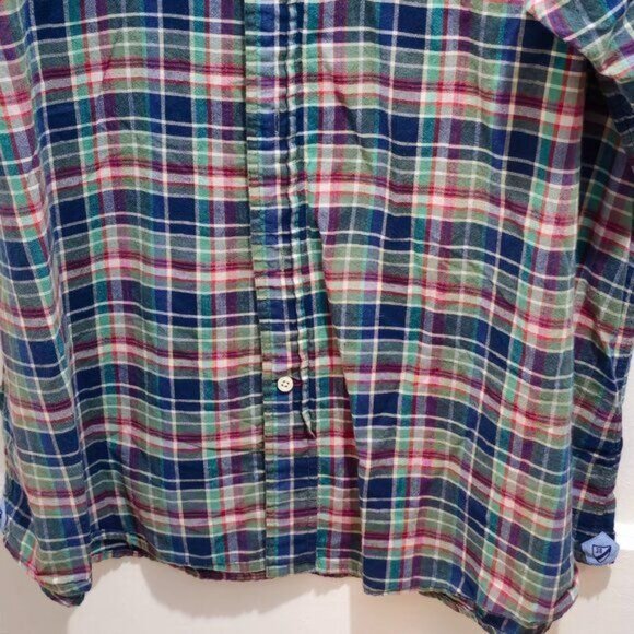 Cremeux Classics Men's XL Multicolor Plaid Button-Down Shirt - Picture 4 of 9